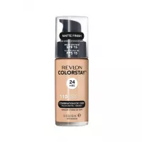 Revlon ColorStay Liquid Foundation Makeup for Combination / Oily Skin SPF 15, Longwear Medium-Full Coverage with Matte Finish, Ivory (110), 1.0 oz