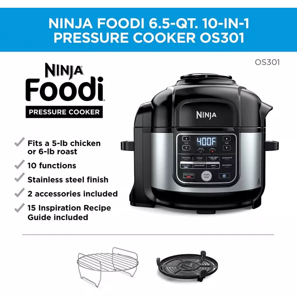 Ninja foodi discount pressure cooker 6.5