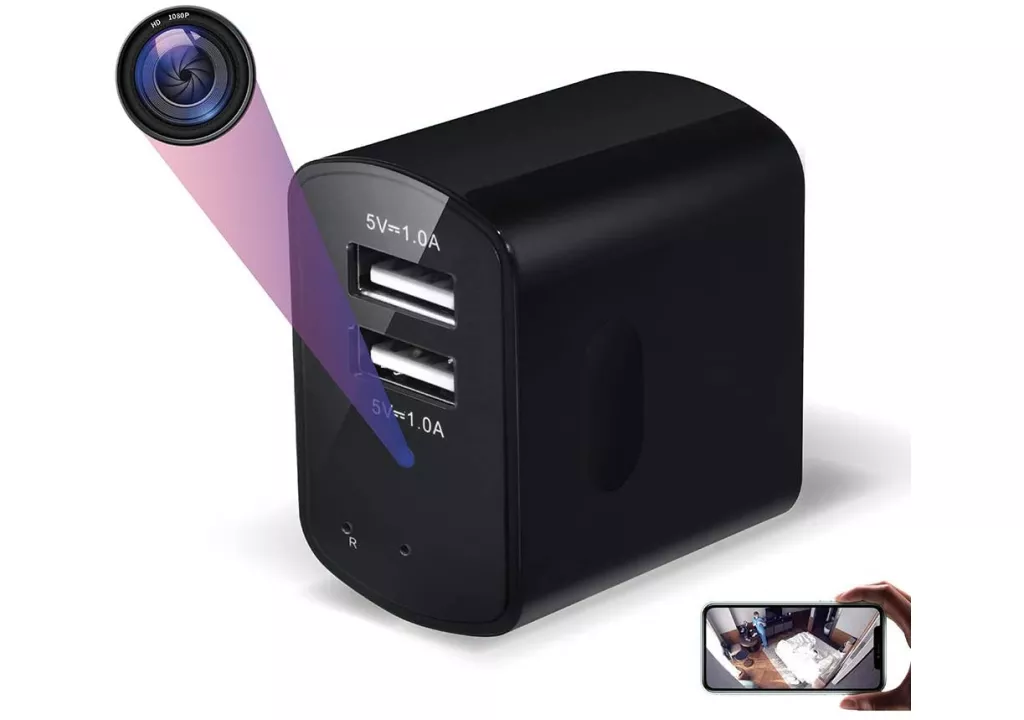 Usb Spy Cam Porn - Spy Camera Wireless Hidden WiFi Camera with Remote Viewing, ã€Upgradedã€‘  1080P HD Hidden Camera Charger, Nanny