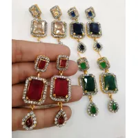 High Quality Gold Plated Long Earrings Online in Pakistan