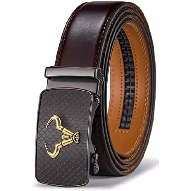 Men s Belt Bulliant Brand Ratchet Belt Of Genuine Leather For Men Dress Size Customized