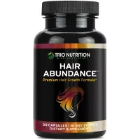 Trio Nutrition Biotin 10,000mcg - Hair Growth Vitamins for Stronger and Healthier Hair, Skin and Nails Boosted with Essential Minerals, Collagen and Keratin - Thicker Eyelashes for Women and Men