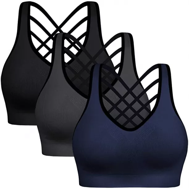 PRETTYWELL Comfortable Bras, Seamless Wire Free Everyday Bras for