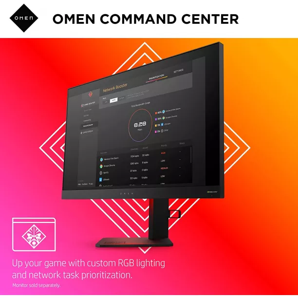 Omen by HP Obelisk Gaming Desktop Computer 9th Generation Intel Core i9 9900K Processor NVIDIA GeForce RTX 2080 SUPER 8 GB HyperX 32 GB RAM 1 TB SSD VR Ready Windows 10 Home 875 1023 Black