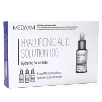 MEDAAM] Hyaluronic Acid solution 100 Hydrating Facial Moisturizer Ampoule | Intense Hydration for Dry and Dehydrated Skin, Premium Quality Anti Aging Serum (10ml×3EA)