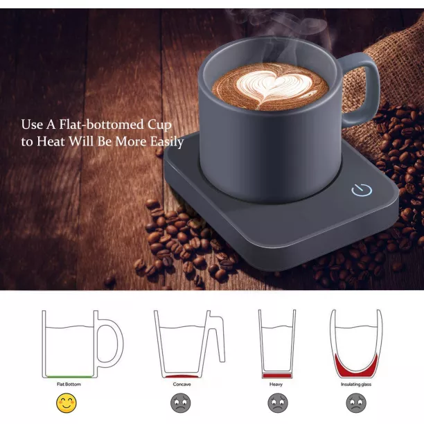 Smart Coffee Cup Warmers 20W Electric Adjustable Mug Warmer Cup