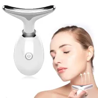 Face Massager Anti Wrinkles, Neck Face Firming Wrinkle Removal Tool, High Frequency Vibration Anti Aging Skîn Care Therapy Wrinkless Neck Device, 3 Modes