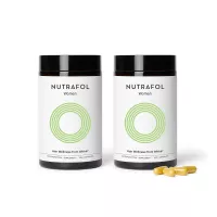 Nutrafol Women Hair Growth Supplement For Thicker, Stronger Hair (4 Capsules Per Day - 2 Bottles- 2 Month Supply)