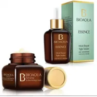 BIOAQUA Pack of 2 Anti-Wrinkle Moist Repair Face Serum and Firming Eye Cream