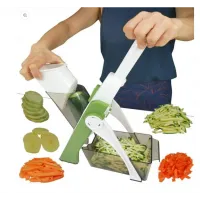 4 In 1 Vegetable Cutter Chopper Adjustable Multi-functional Vegetable Cutter Kitchen Shredder Grater Artifact