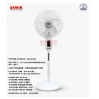 Sogo Rechargeable Floor Fan (JPN-680)