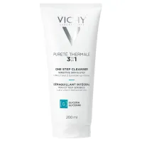 Vichy Pureté Thermale One Step Facial Cleanser, Multi Purpose Face Wash, Toner & Makeup Remover 125 ml