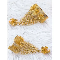 Elegant Gold Plated Panjagla with Single Ring