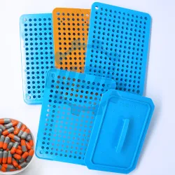 Manual Capsule Filling Plate - 200 Holes for 0# Capsule Shells - Easy-to-Use Capsule Plate with Glue-Free Design