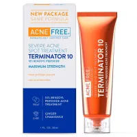 AcneFree Terminator 10 Acne Spot Treatment, 10% Benzoyl Peroxide, 1 oz