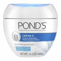 POND'S Crema S Nourishing Face Moisturizer, 14.1 oz – For Dry to Very Dry Skin